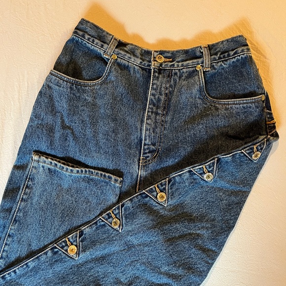 Lawman’s Western Vintage Jeans w/ Buttons - Picture 1 of 6